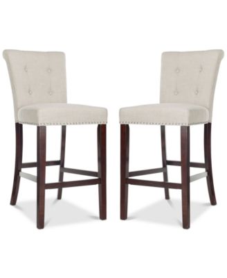 Safavieh - Oston Bar Stool (Set Of 2), Quick Ship