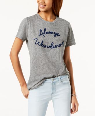 Carbon Copy - Always Wandering Appliqu&eacute; T-Shirt
