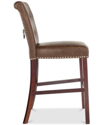 Oston Faux Leather Bar Stool (Set Of 2)