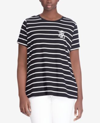 Lauren Ralph Lauren - Plus Size Monogram T-Shirt