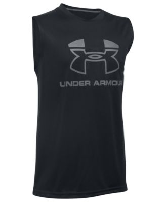 Under Armour - Big Boys Logo-Print Muscle Tank Top