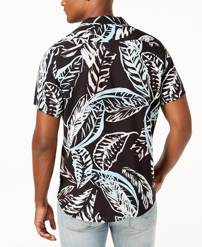 GUESS Men's Palm Tree Shirt - Macy's
