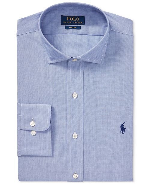 Polo Ralph Lauren Men's Classic Fit Cotton Easy Care Dress Shirt & Reviews Dress Shirts Men