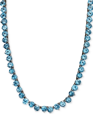 Amethyst Necklace (30 ct tw) in Sterling Silver (Also Available in Garnet Peridot Blue topaz & Multi-Stone)
