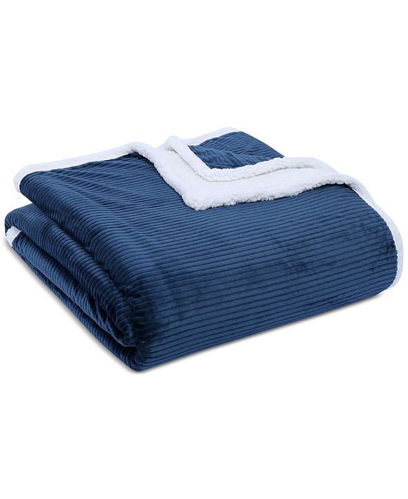 Berkshire Reversible VelvetLoft Sherpa 108" x 90" King Blanket