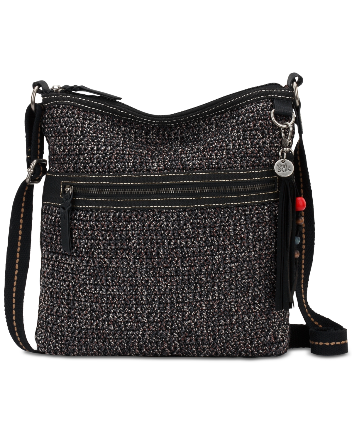 The Sak Women's Lucia Crochet Crossbody In Urban Static/silvertone