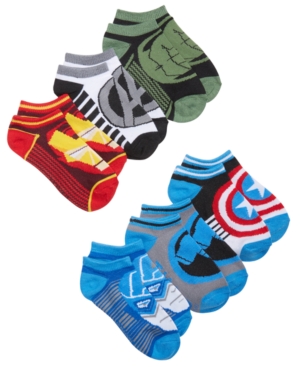 image of Marvel-s Avengers Athletic Low-Cut Socks, Little Boys & Big Boys