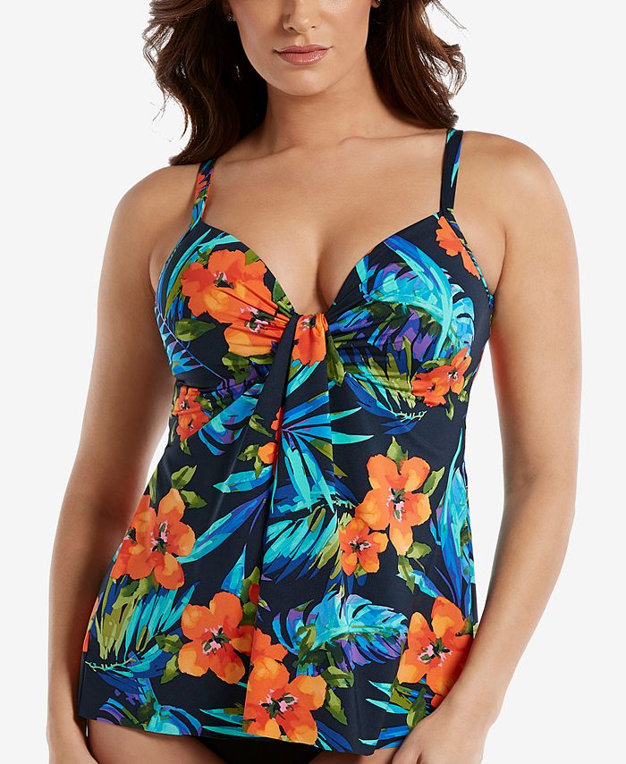 Miraclesuit Samoan Sunset Marina Printed Underwire TummyControl