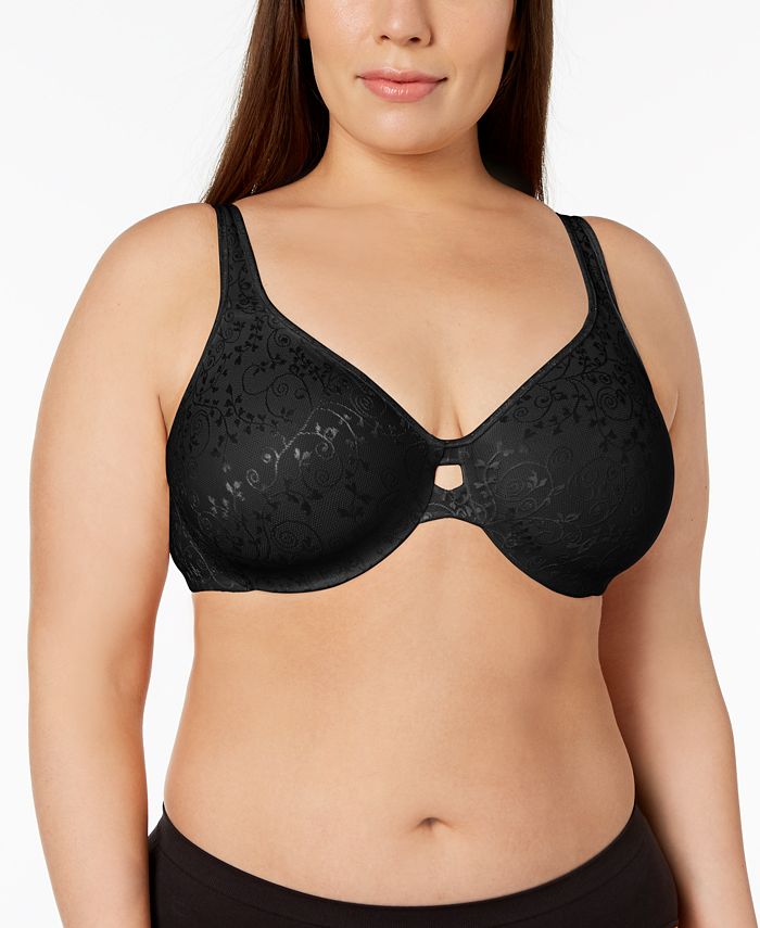 Lilyette Minimizer Plunge Into Comfort Keyhole Underwire Bra 904 & Reviews All Bras Women