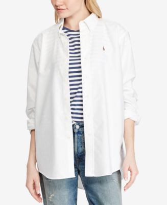 Polo Ralph Lauren Cotton Oxford Big Shirt - Macy's