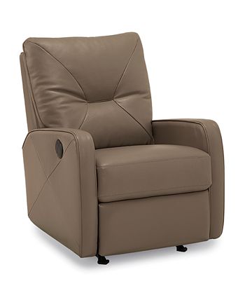 Furniture - Finchley Leather Power Rocker Recliner