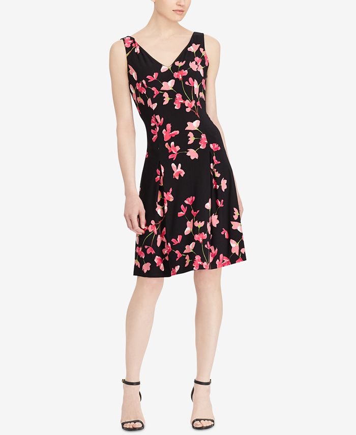 American Living Floral-Print Fit & Flare Dress - Macy's