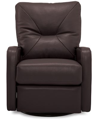 Finchley Leather Power Swivel Glider Recliner
