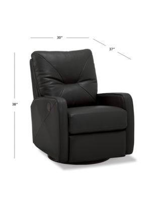 Finchley Leather Power Swivel Glider Recliner