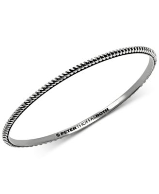 Peter Thomas Roth - Twist Bangle Bracelet in Sterling Silver