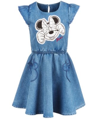 minnie mouse denim dress