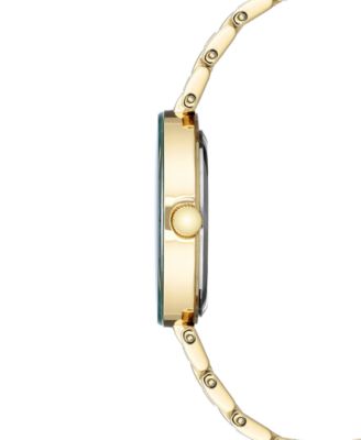 Women's Diamond-Accent Gold-Tone Bracelet Watch 32mm