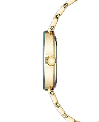 Anne Klein - Women's Diamond-Accent Gold-Tone Bracelet Watch 32mm