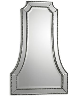 Uttermost - Cattaneo Silver Beaded Mirror