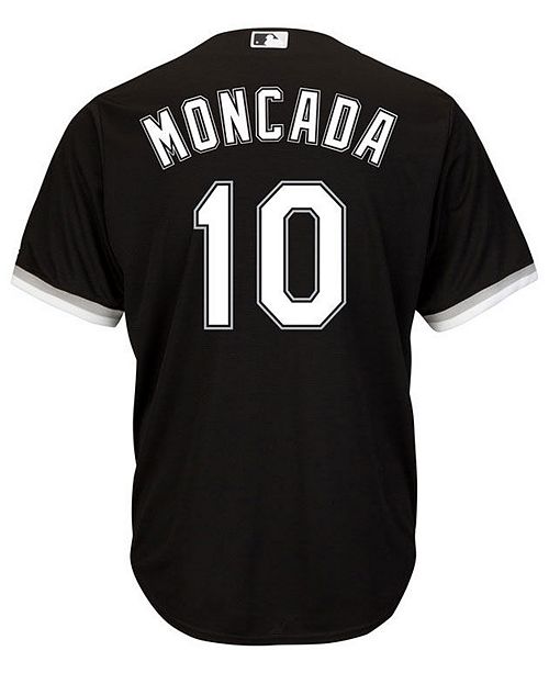 Majestic Men's Yoan Moncada Chicago White Sox Player Replica Cool Base ...