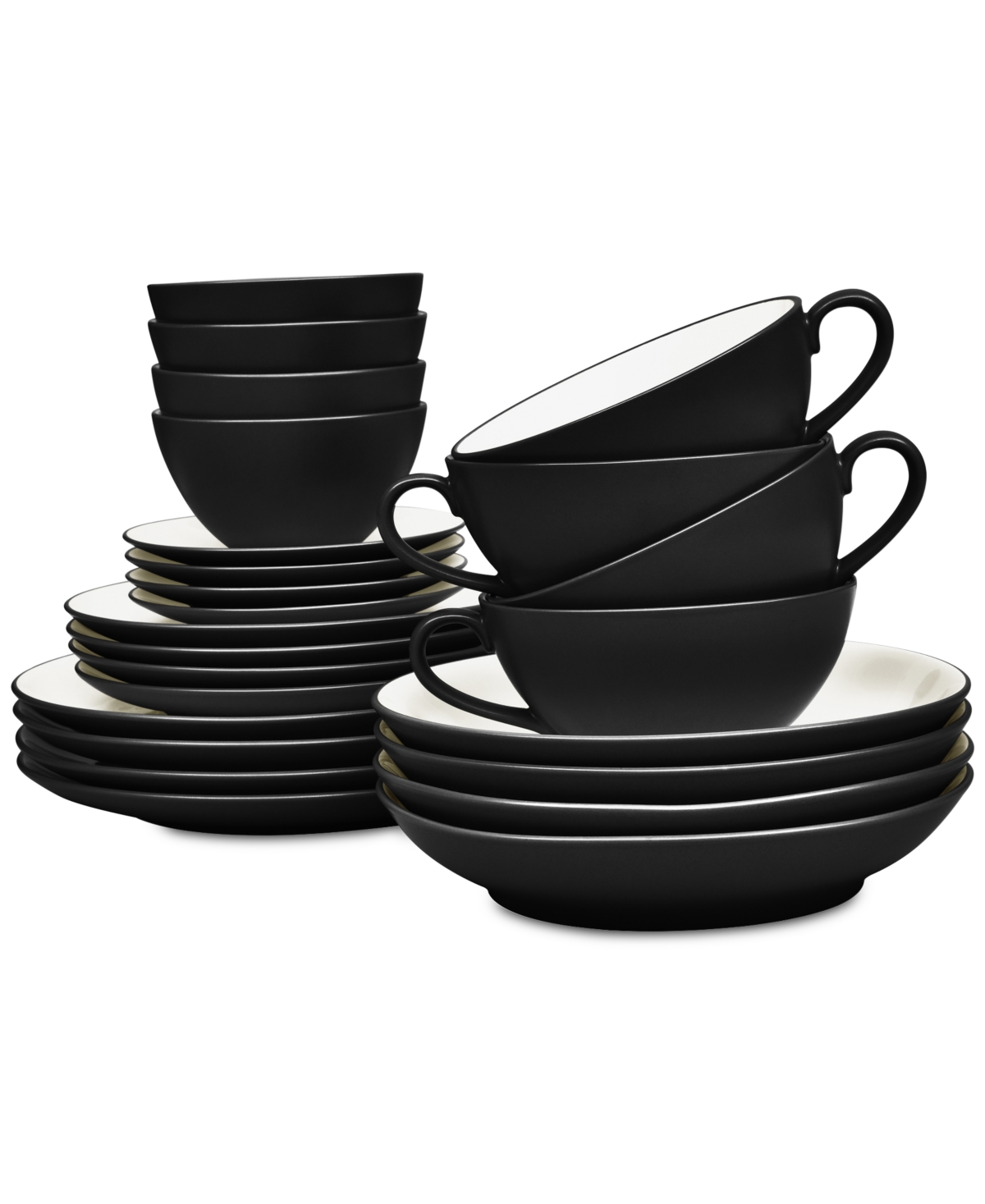 Colorwave 24-Pc. Dinnerware Set, Service for 4 - Slate