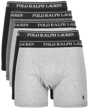 UPC 738994668332 product image for Polo Ralph Lauren Men's 5-Pk. Cotton Classic Boxer Briefs | upcitemdb.com