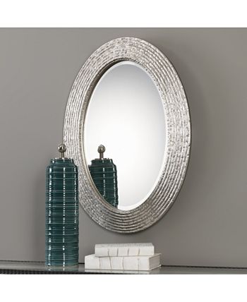 Uttermost - Conder Oval Silver Mirror