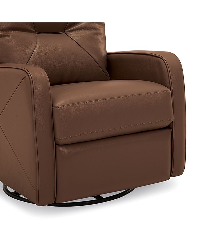 Furniture Finchley Leather Swivel Rocker Recliner & Reviews Recliners