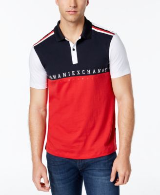 armani red polo shirt