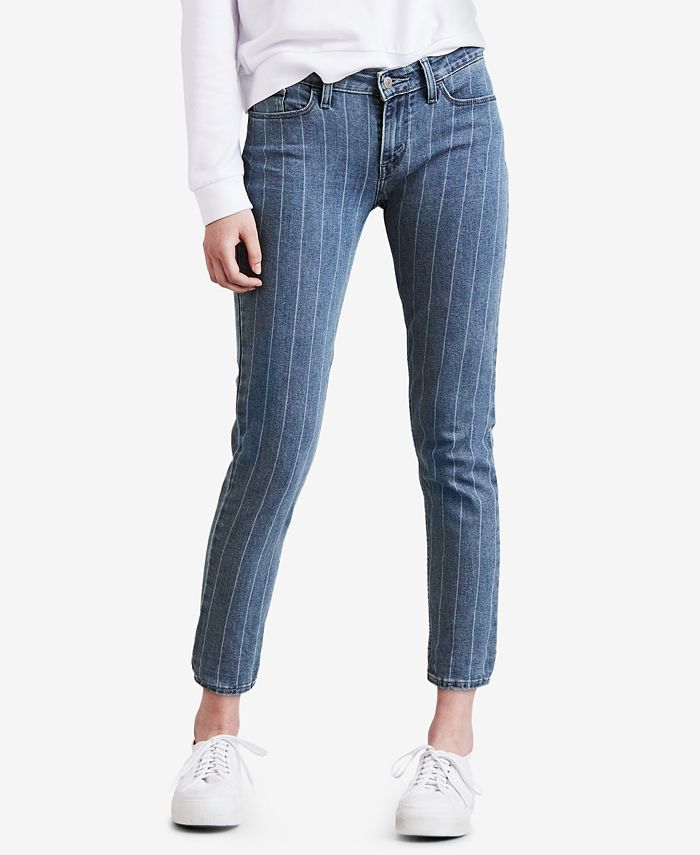 Levi's 535™ Striped Super Skinny Jeans & Reviews - Jeans - Juniors - Macy's