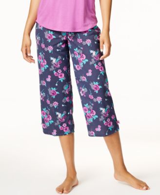 Jenni - Printed Cropped Pajama Pants