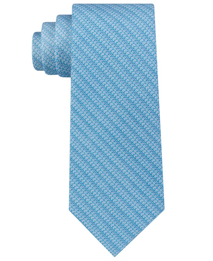 Michael Kors Men's MK Grid Silk Tie - Macy's