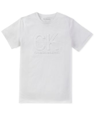 Calvin Klein Big Boys Graphic-Print Cotton T-shirt & Reviews - Shirts ...