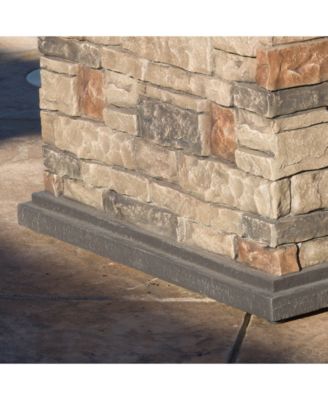 Esten Square Gas Fire Pit