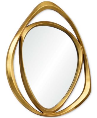 Furniture Goldie Large Triangle Mirror, Quick Ship