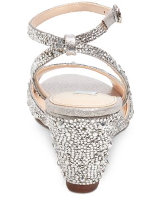 blue by betsey johnson elora evening sandals