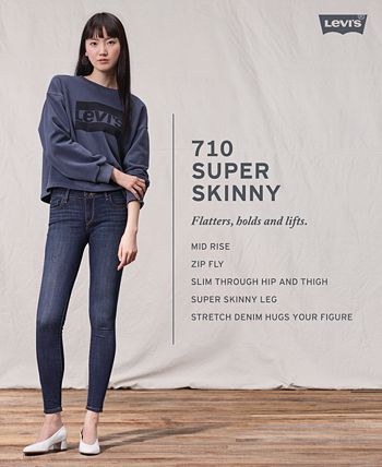 Gezamenlijk teleurstellen weten Levi's Women's 710 Super Skinny Jeans & Reviews - Jeans - Women - Macy's