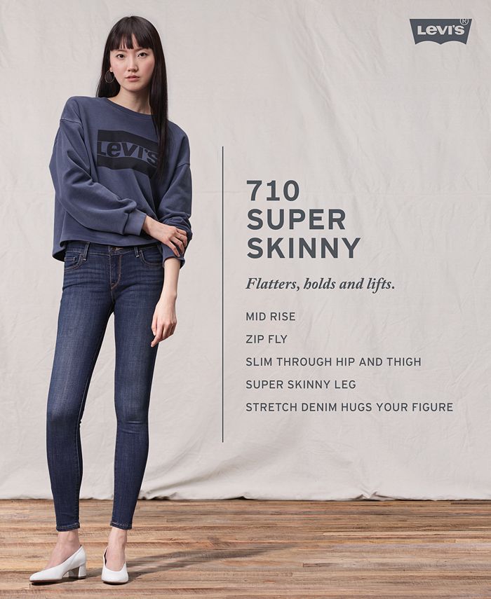 Levi's Women's 710 Super Skinny Jeans - Macy's