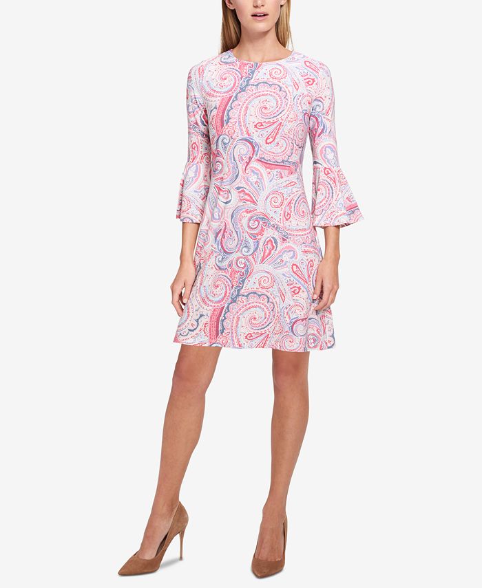 Tommy hilfiger cheap bell sleeve dress