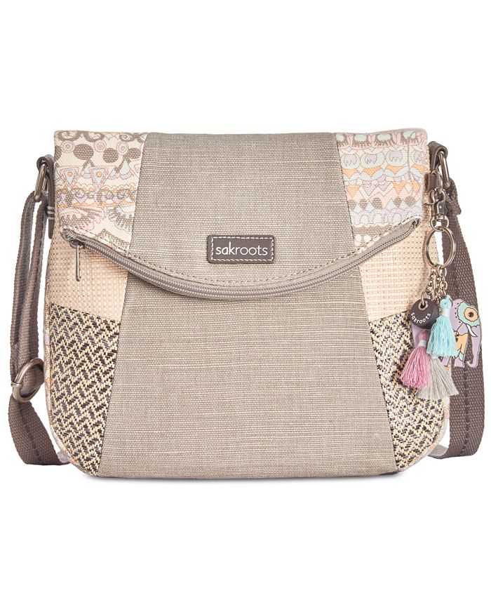 Sakroots foldover clearance crossbody bag