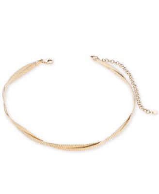 michael kors gold choker