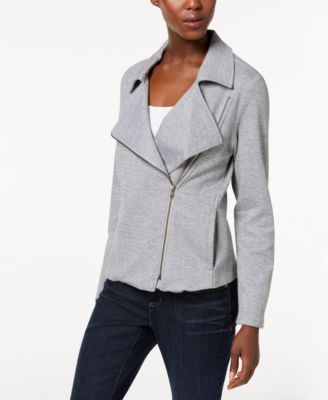 Eileen fisher waxed moto jacket on sale