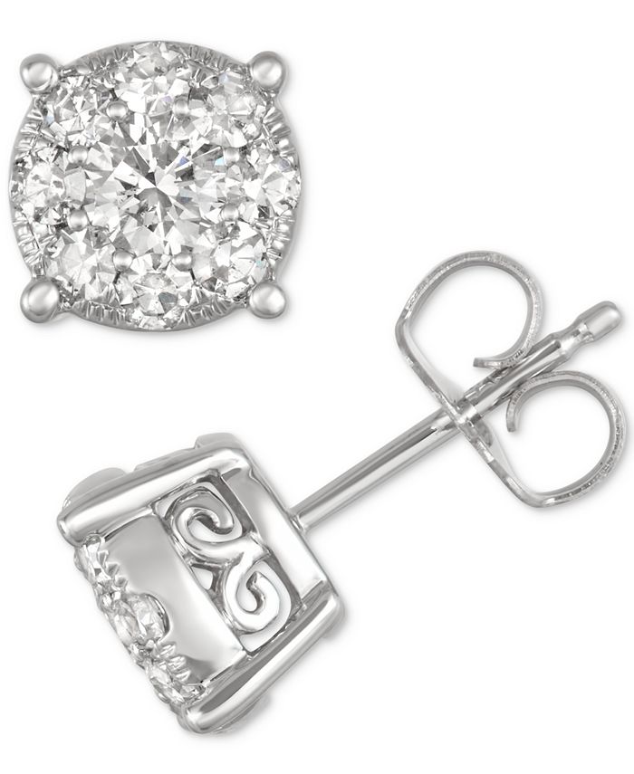 Macy's Diamond Stud Earrings (3/4 ct. t.w.) in 14k Gold Macy's