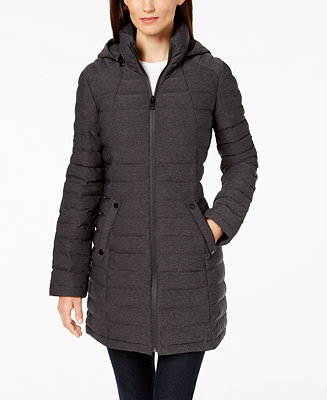 Nautica Packable Hooded Puffer Coat & Reviews - Coats & Jackets - Women ...