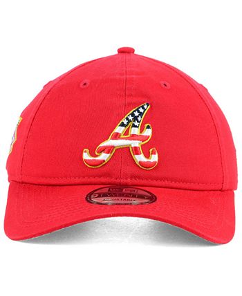 New Era Atlanta Braves Stars & Stripes 9TWENTY Strapback Cap - Macy's