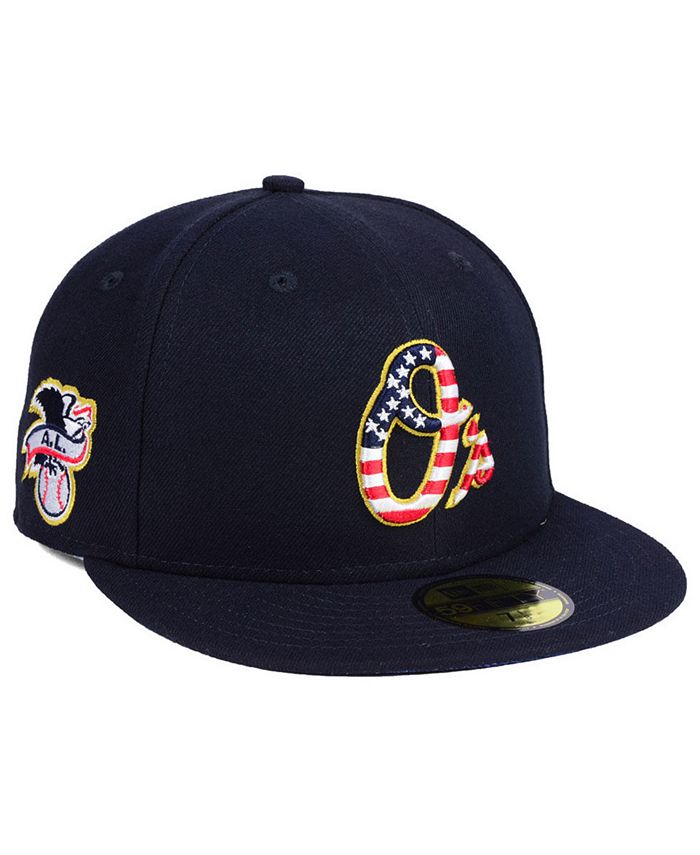 New Era Boys' Baltimore Orioles Stars and Stripes 59FIFTY Fitted Cap