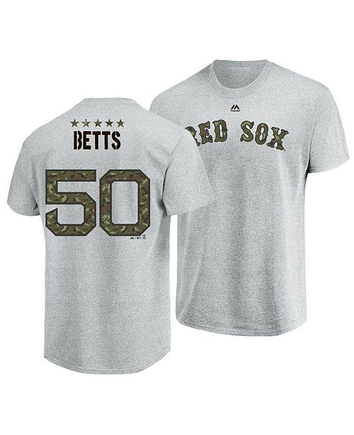 Majestic Men S Mookie Betts Boston Red Sox Camo Player T Shirt Reviews Sports Fan Shop By Lids Men Macy S