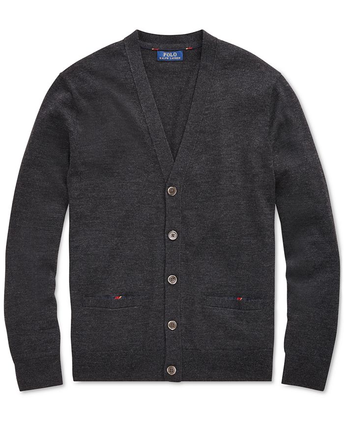 Polo Ralph Lauren Men's Merino Wool Cardigan & Reviews - Sweaters - Men ...
