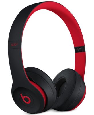 beats solo wireless red and black