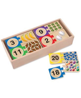 Melissa and Doug Melissa & Doug Wooden Self-Correcting 1-20 Number Puzzles